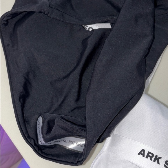 Ark Swimwear Black High Neck One Piece swimsuit size Medium - Picture 7 of 8